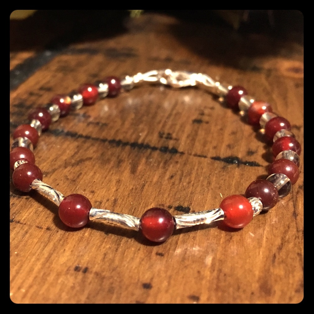Garnet bracelet